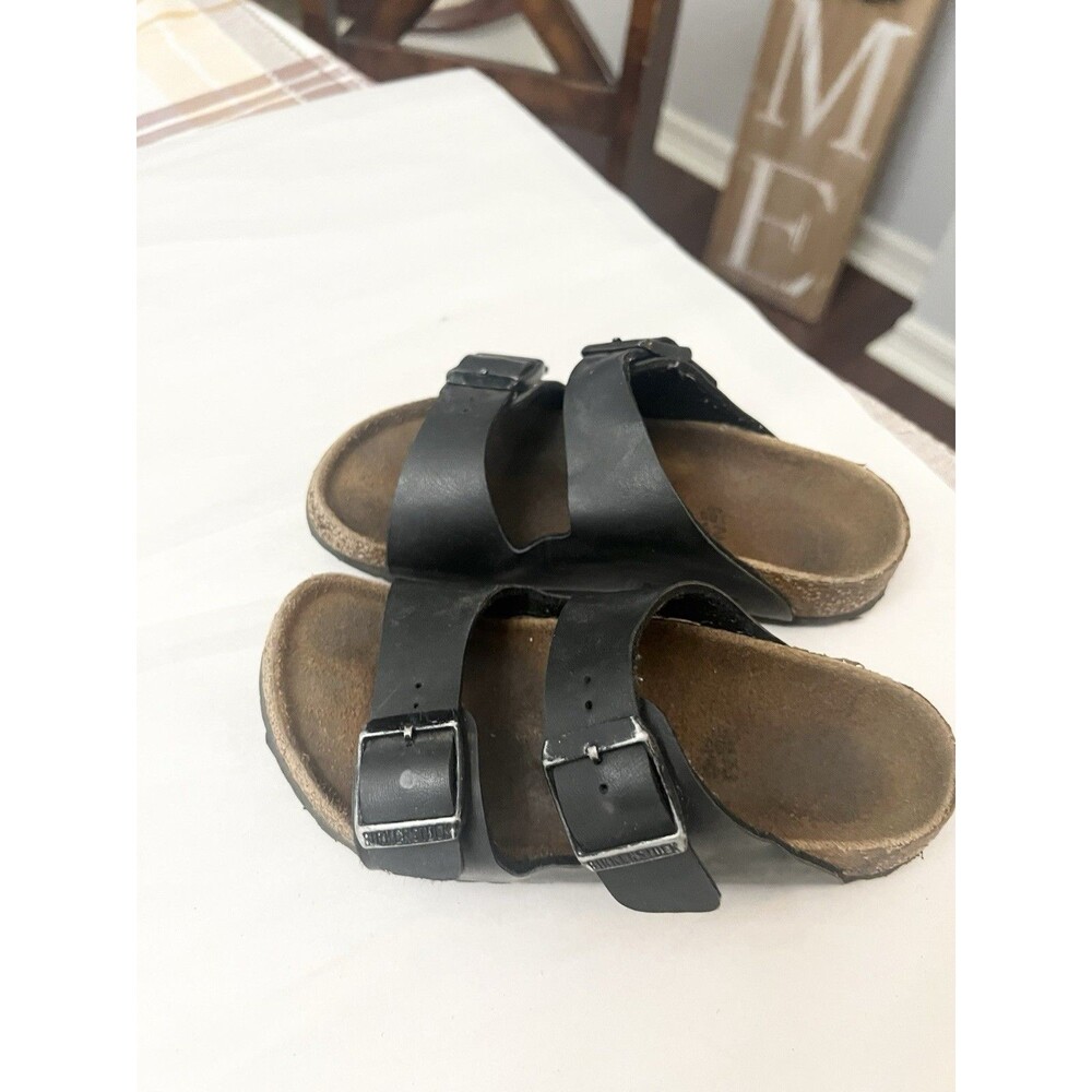 Kid's Birkenstock Classic Sandal Arizona Kids Black Birko-Flor C11 EU 29 Slip On